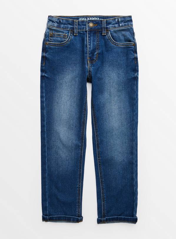 Blue Denim Straight Leg Jeans 3 years